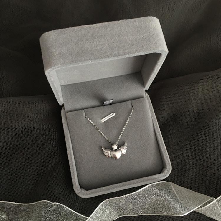 Cute Necklace, Angel Love Pendant, Frosted, Atmospheric, High-end Texture, Collarbone Chain, Teenage Trend