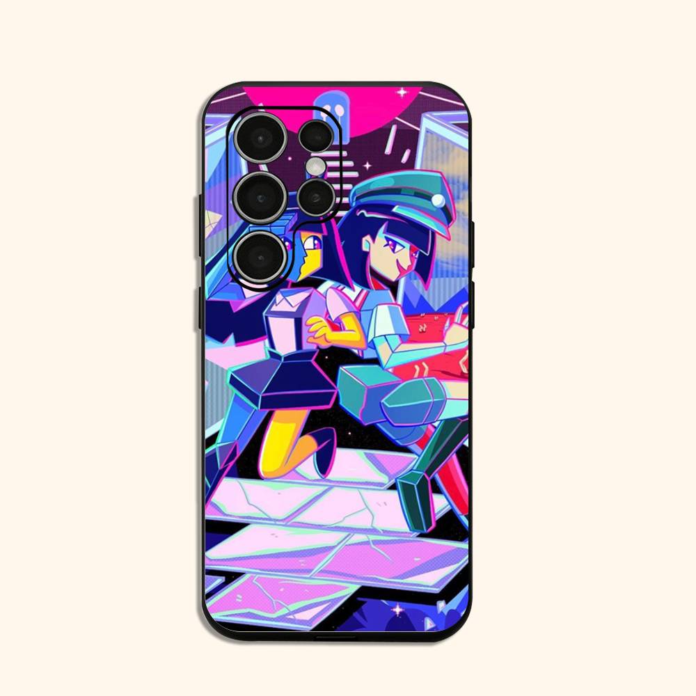 Anime E-Ena Graphic Sthetic Silicone Case For Samsung Galaxy S25 S24 S23 S22 S21 Shockproof Cover