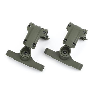 TAC-SKY ARC Helmet Mount Adapter-BK/DE Color Eco-Friendly Plastic Headset Bracket for WSORDIN Headphones Tactical Headset