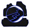 CARLUX-BLUE Car Mats For: Peugeot Partner II Tepee (2008-2018)