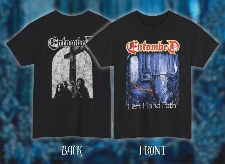 

Entombed Left Hand Path Classic Heavy Cotton Unisex Death Metal Band T-Shirt L