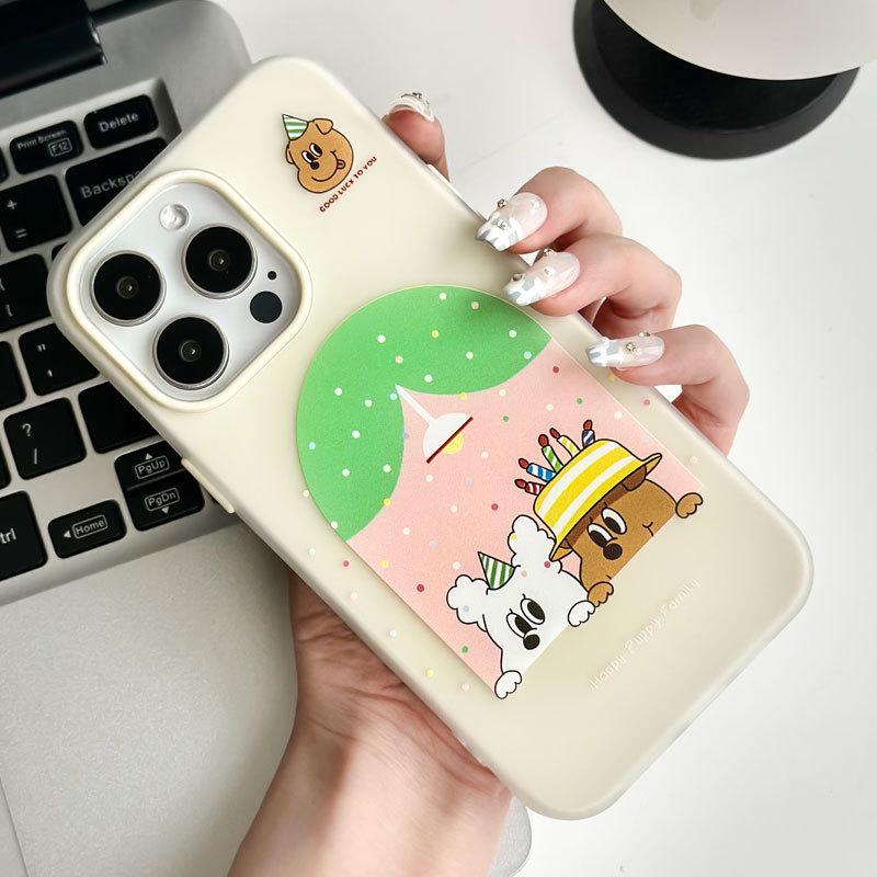 Zhitai Cartoon Jelly Skin Case for iPhone 11-15, Suitable for 12, 13, 14 Pro Max, 16 Styles, for Women.