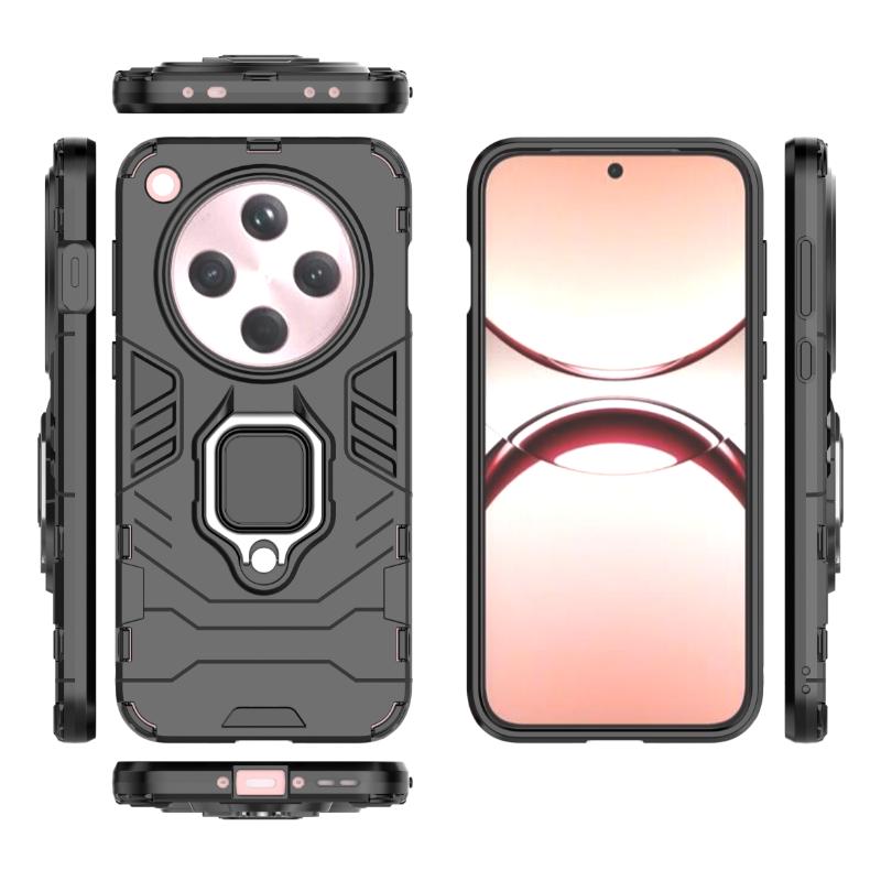 For OPPO Find X8 Pro 5g Back Cover Phone Case Shockproof Armor Anti-Fall Metal Ring Holder Magnetic Protect Funda Coque Cases