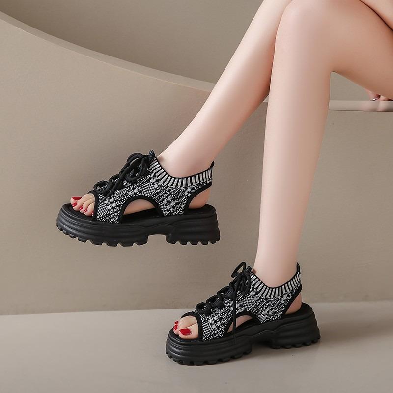 Fashion Women Sandals Platform Wedges Shoes for Women Summer Sandals Platform Shoes with Heels Sandalias Mujer Casual Summer Shoes