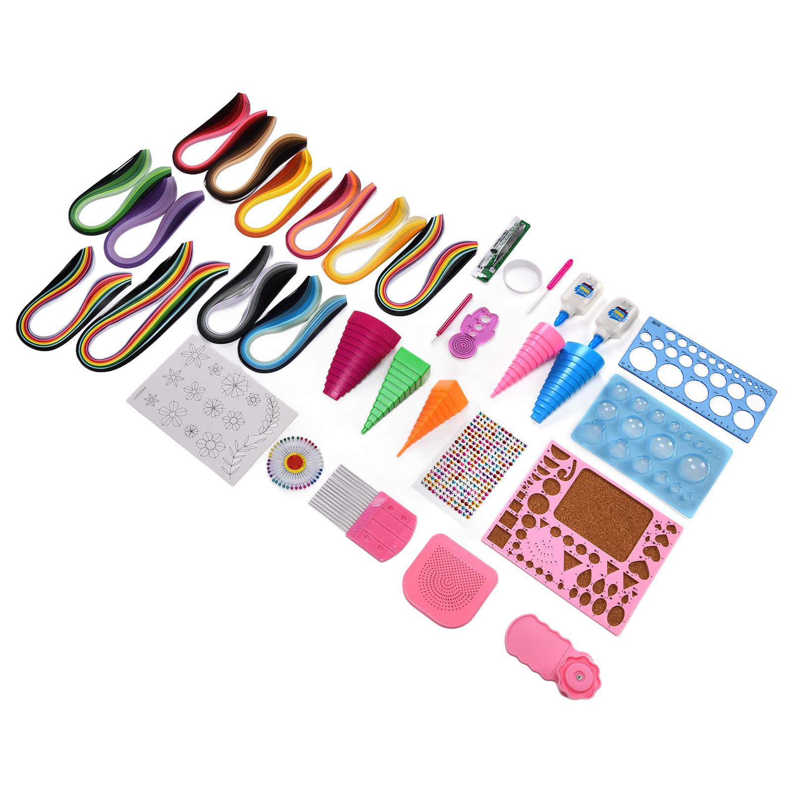 

Наборы для квиллинга из бумаги, полные инструменты для квиллинга с пинцетом для стеганой бумаги для начинающих, квиллинг своими руками