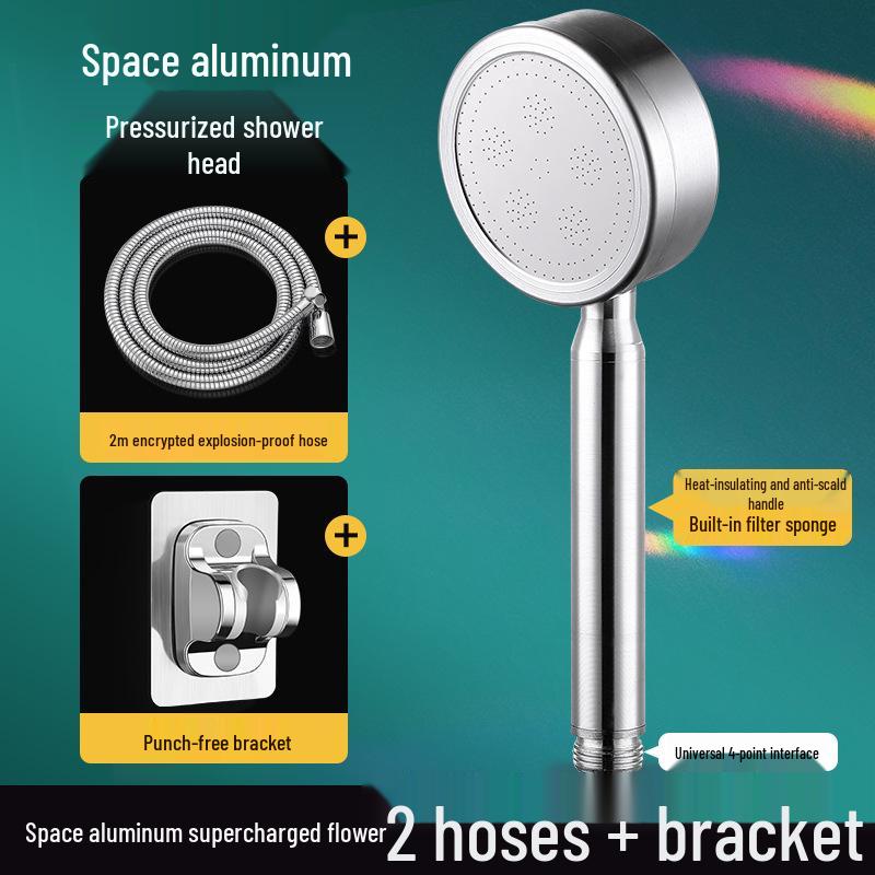 304 Stainless Steel High-Pressure Rain Shower Head for Bathroom