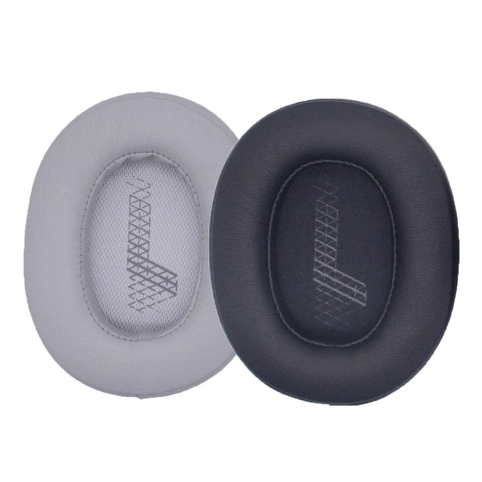 

1 Pair Headphone Earpads Replacement for JBL Live 500BT,Soft Protein Leather Wireless Earphone Caps Cushions Grey