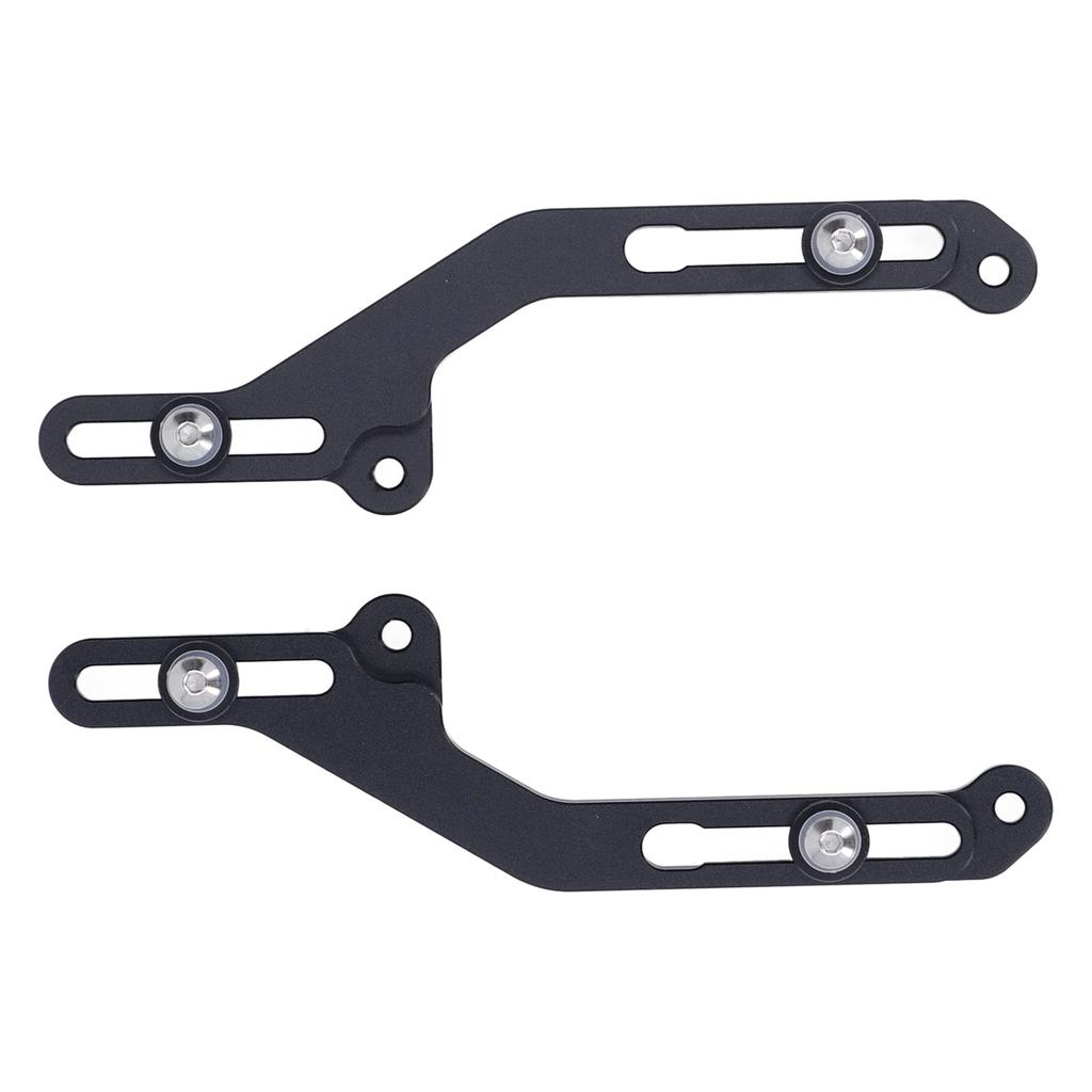 Motorcycle Windscreen Adjuster, Black, Compatible with NC750X 2021, Aluminum Windshield Bracket, Adjustable, Motorcycle Parts