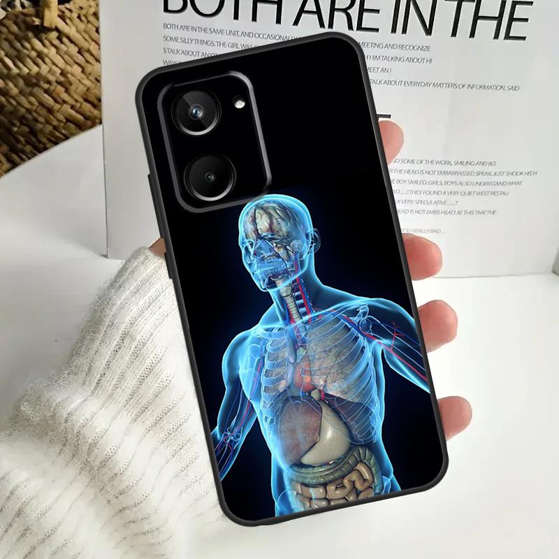 Human Anatomy For Realme GT7 Pro GT6 C75 C61 C67 C63 C71 C55 C51 C65 C53 10 11 12 13 14 15 Pro Plus Case