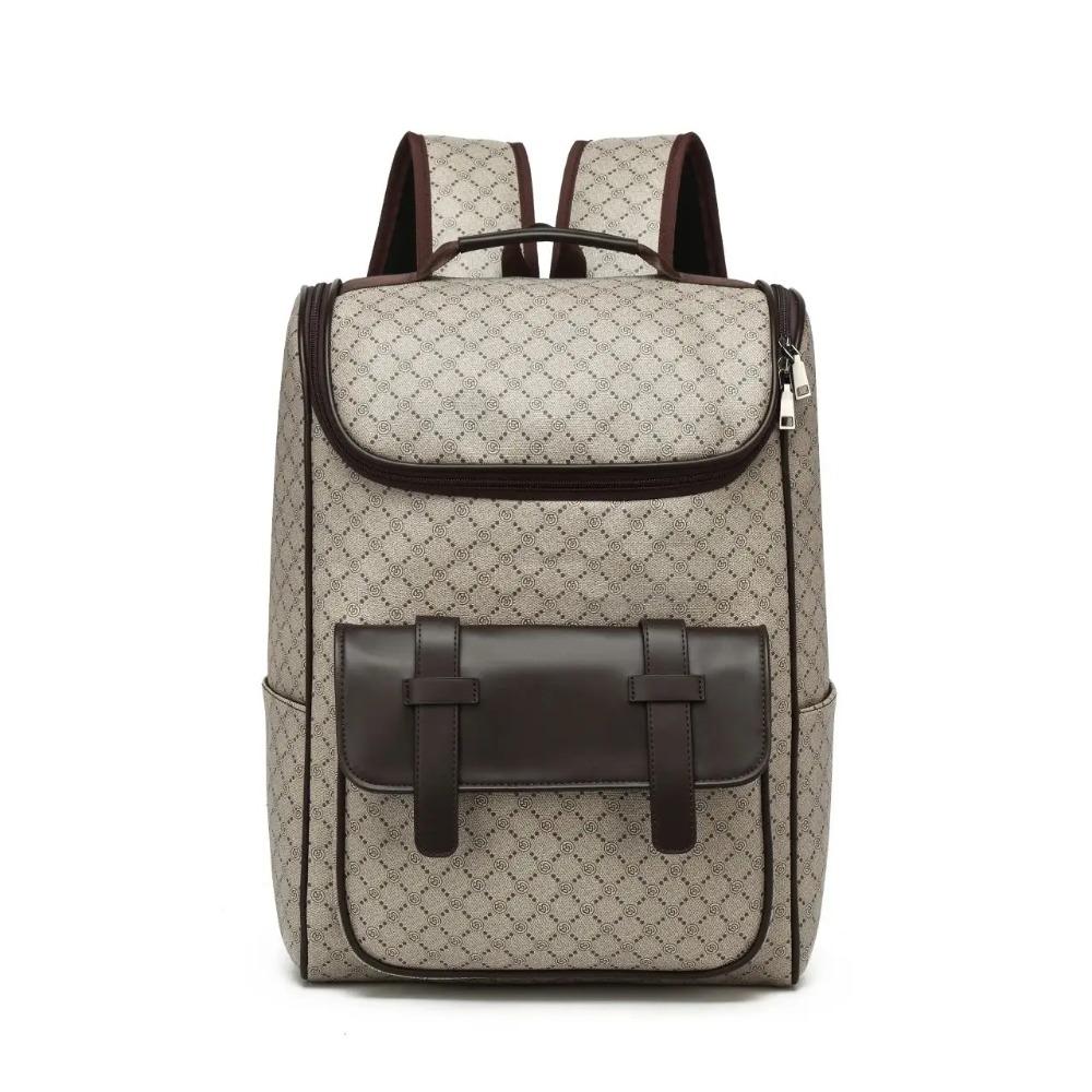 High - End Men's Backpack - Large Capacity Laptop Backpack, Double - Shoulder Bag for Commuting and Travel, Casual Men's Bag