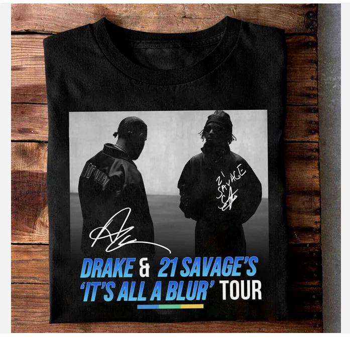 

Hot Drake And 21 Sagave tour 2023 Hot t-Shirt S