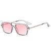 Double Beam Sun Glasses Fashion Sunglasses  Outdoor Street Photography Decorative Glasses Trendy Women's Sunglasses