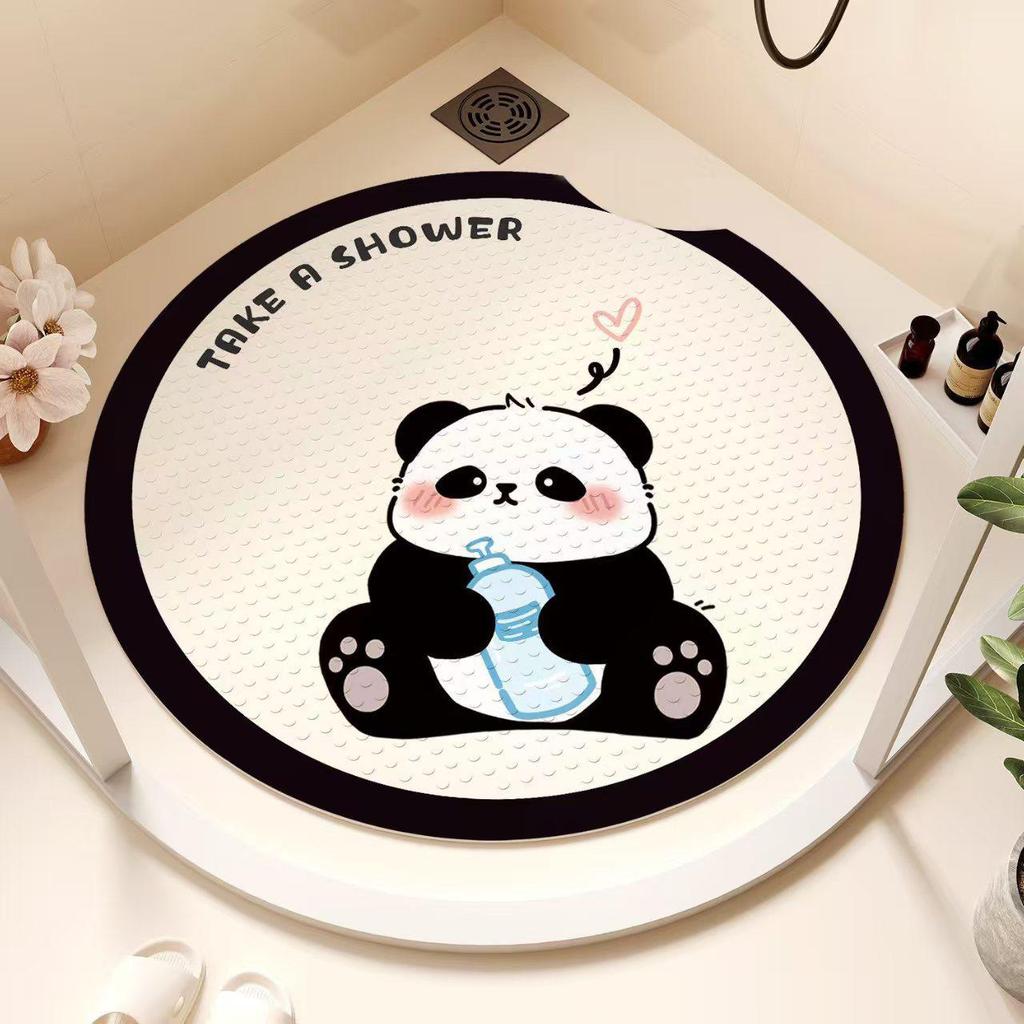 Children's Non-slip Cartoon Bathroom Mat with Suction Cups