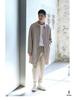 Men's Khaki Mid-Length Cityboy Trench Coat for Larger Sizes