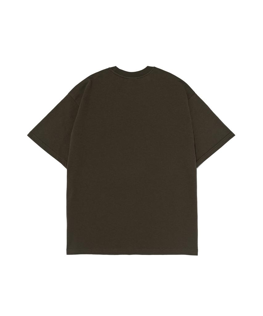 BLACK BRIAR Surf Club Logo T-Shirt (Khaki)