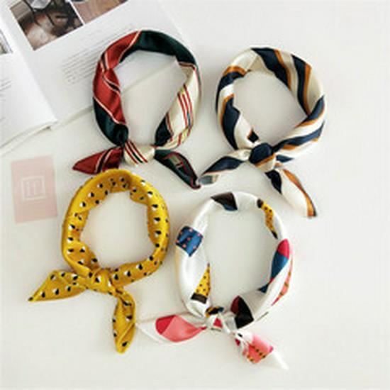 Silk Draped Women's Shoulder Scarf Shawl Collar with Neck Protection & Decorative Knotting