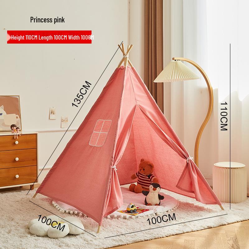 Children's Indoor Tent: Princess & Indian Playhouse for Kids