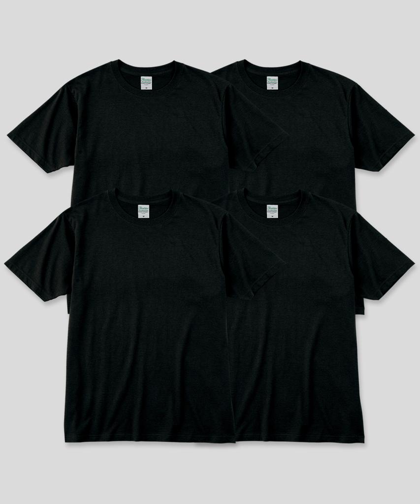 Peulinteuseuta [4Pack] 32-Count Basic Inner Light Short Sleeve T-Shirt