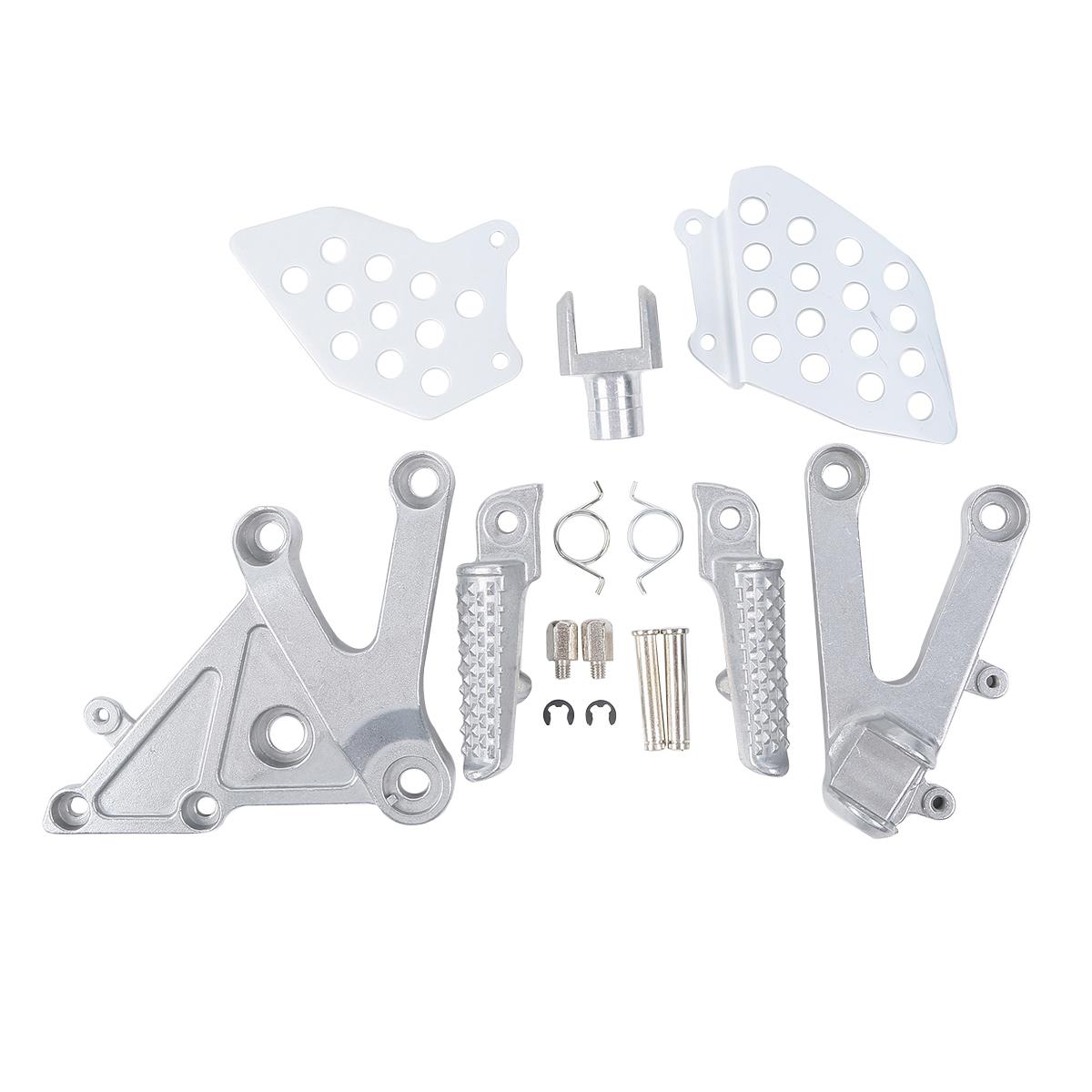 

Motorcycle Front Footrest Foot Pegs For Honda CBR 600RR 600 RR 2003-2006 2004 2005 срібний