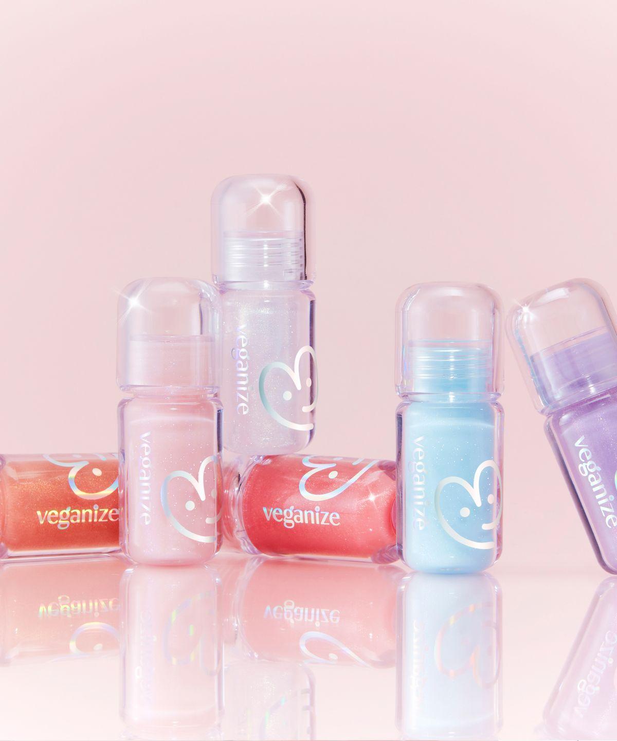 Veganize 4D Jewel Shine Lip Oil Pearl Gloss 6 Types