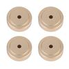 4PCS 30*10mm Aluminum Alloy Amplifier Feet   Amplifier Pads Feet Silver