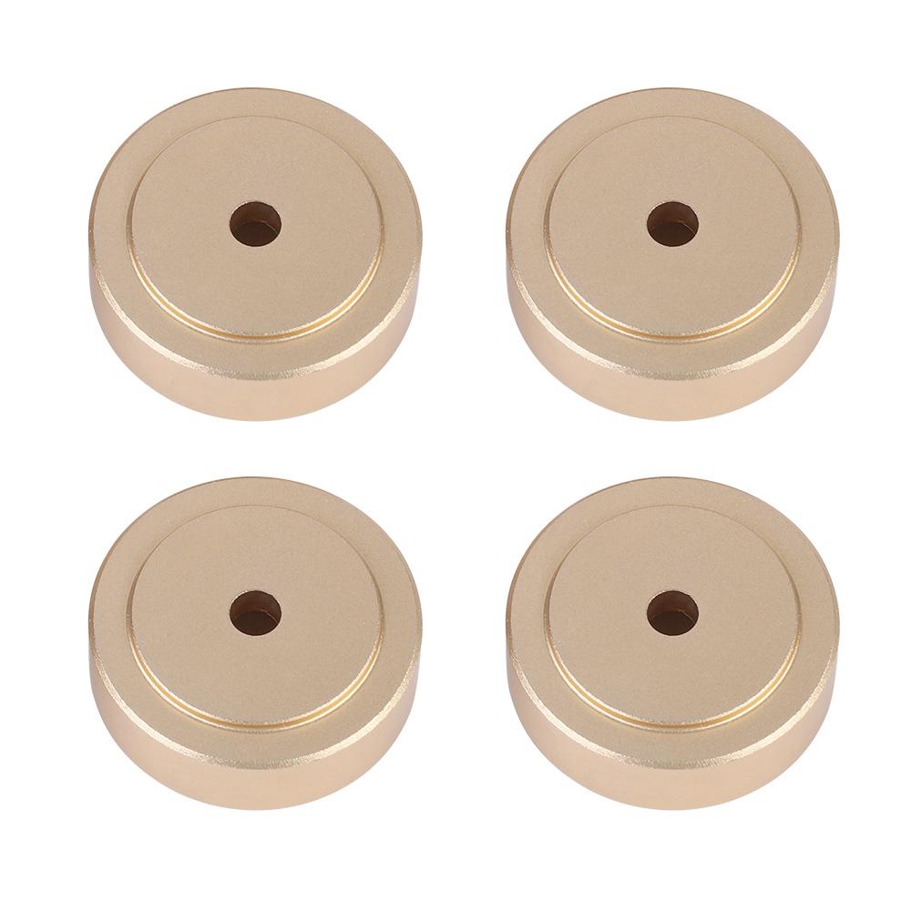 4PCS 30*10mm Aluminum Alloy Amplifier Feet   Amplifier Pads Feet Silver