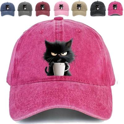 Sălbatic, dar la Modă - Ediția Pălării de Pisică, Șapcă de Cafea Pisica Morocănoasă