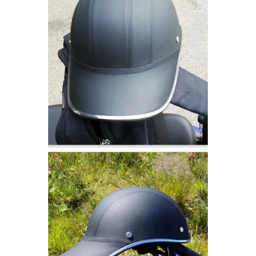 2024 New Motorcycle Half Helmet Baseball Cap Half Face Helmet Anti-UV Safety Hard Hat Helmet Motorcycle for Mens