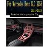 Pour Mercedes-Benz Classe GLC W205 X253 Console Centrale Intérieur Voiture Film Protecteur Transparent en TPU Anti-rayures Film de Réparation