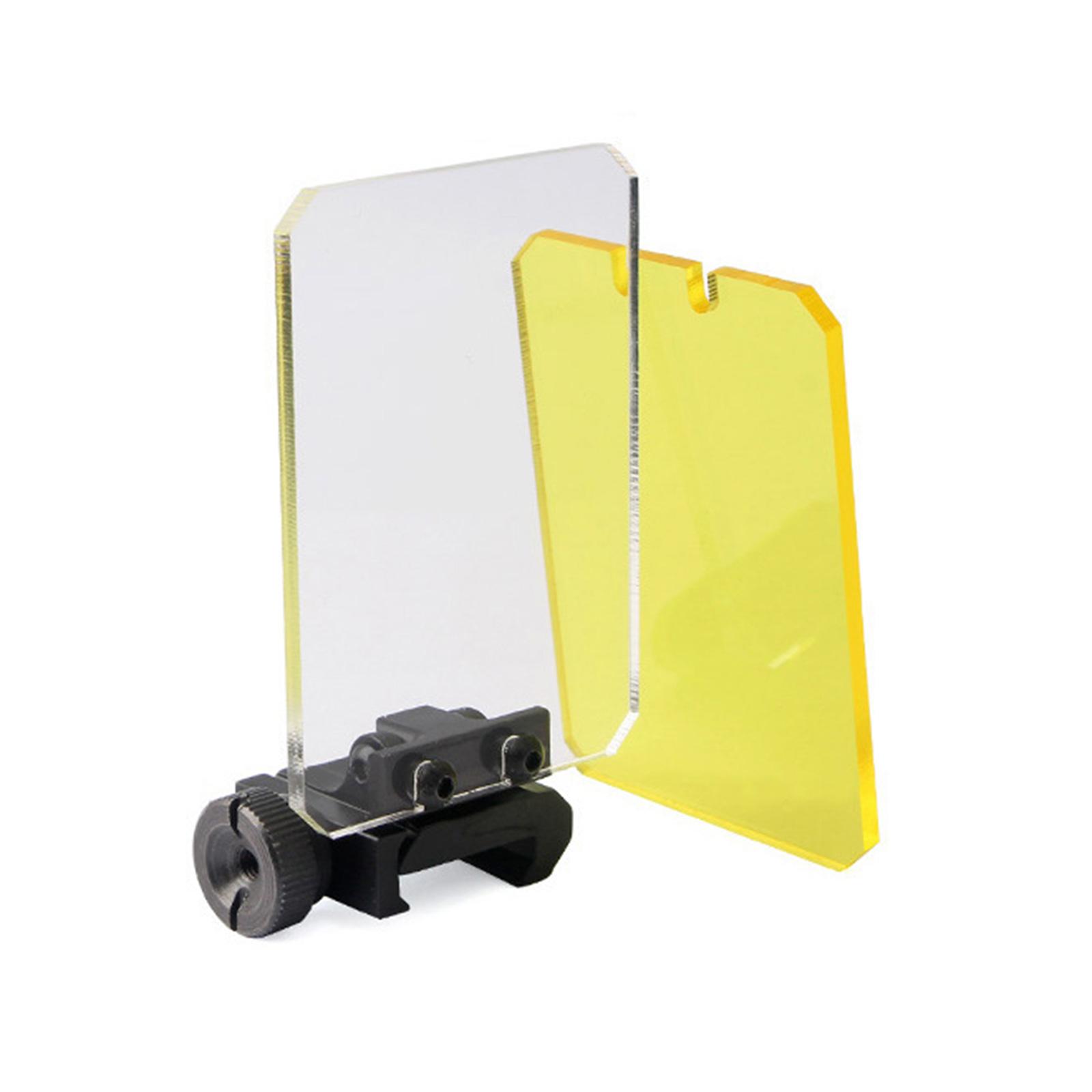 

Screen Protector for 20mm Rail Mounted Sight Protector High Impact Shield Protector Square Foldable Lens Cover Shields