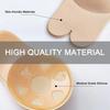 1 Pair Breathable Silicone Breast Patches Adhesive Strapless Invisible Bra Lifting Rabbit Ears Chest Gather Together Patches