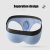 Men Briefs Elastic Mid-Waist U-Convex High Elasticity Fit Tight Cut Panties Patchwork Color