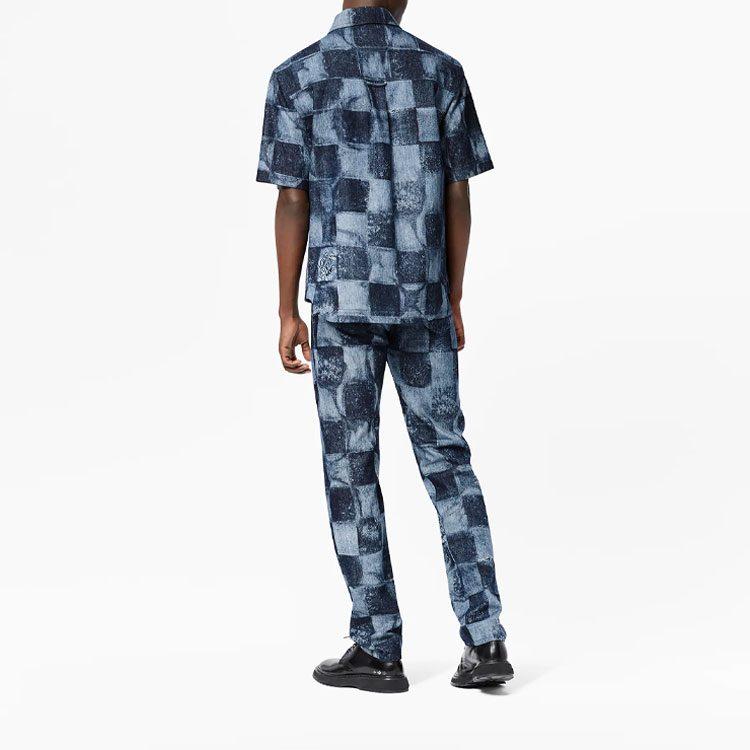 LOUIS VUITTON New Quarterly Products Of LV Shirts Men's Lapel Moderate 1A8WBC