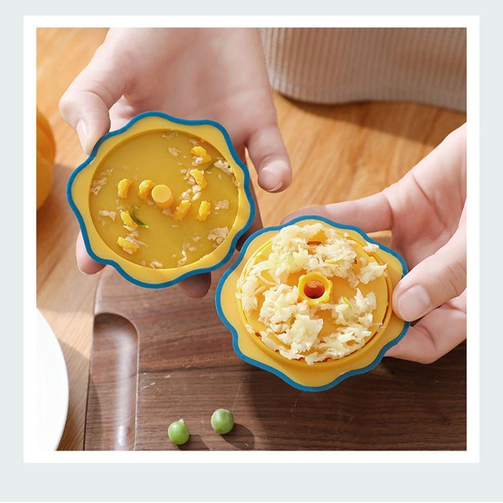 Garlic Shape Manual Garlic Press Plastic Chili Ginger Masher Creative Kitchen Tools  Household