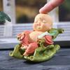 New Style Little Maitreya Reclining Chair Decoration Piece, Tea Drinking Room Tabletop Decoration Piece, Accessory, Gift, Present, Decorative Item