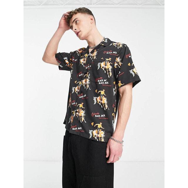 

Черная рубашка Carhartt WIP Black Jack