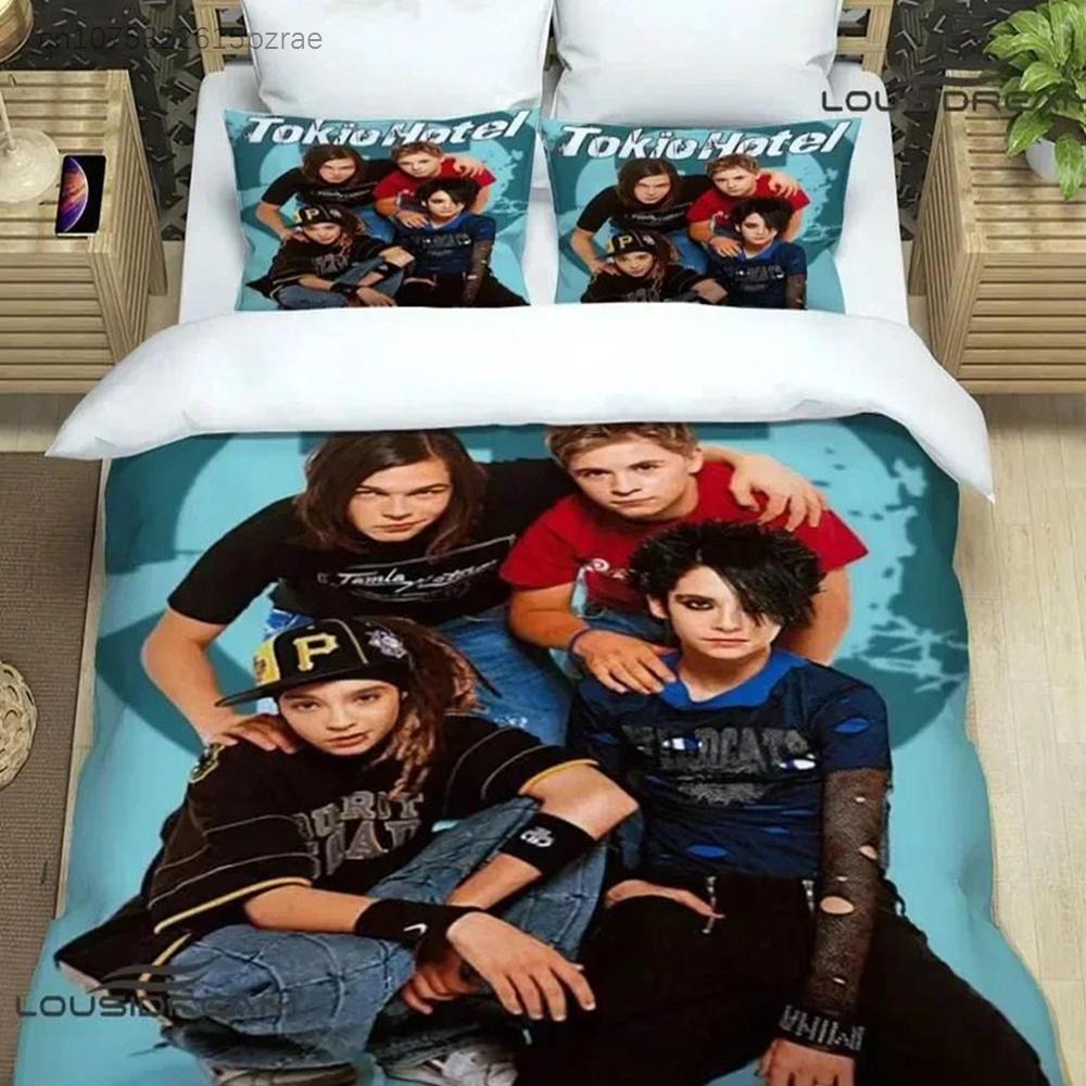 Tokio Hotel Band apdrukāti gultas veļas