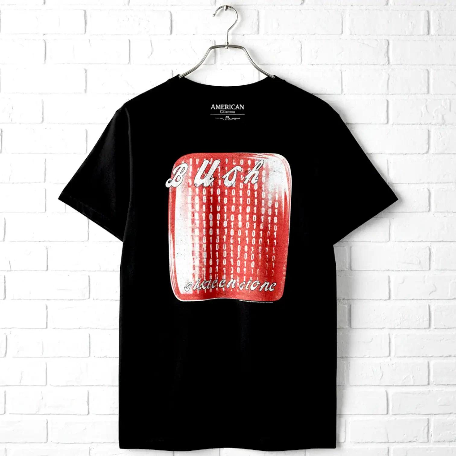Bush Sixteen Stone Album Art Men s T Shirt 90s Grunge Rock Band Concert Tour XS