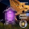 Wiederaufladbare elektrische Outdoor-Mückenabwehrlampe mit Schockfunktion für Zuhause und Garten.