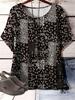 Vintage Paisley Graphics Women's Short Sleeve T-Shirt Ethnic Style O-Neck Y2k 3D Printed Top Tees Summer Loose Women's Clothing