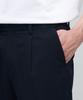 MUSINSA STANDARD Lightweight Hidden Banding Half Slacks [Navy]