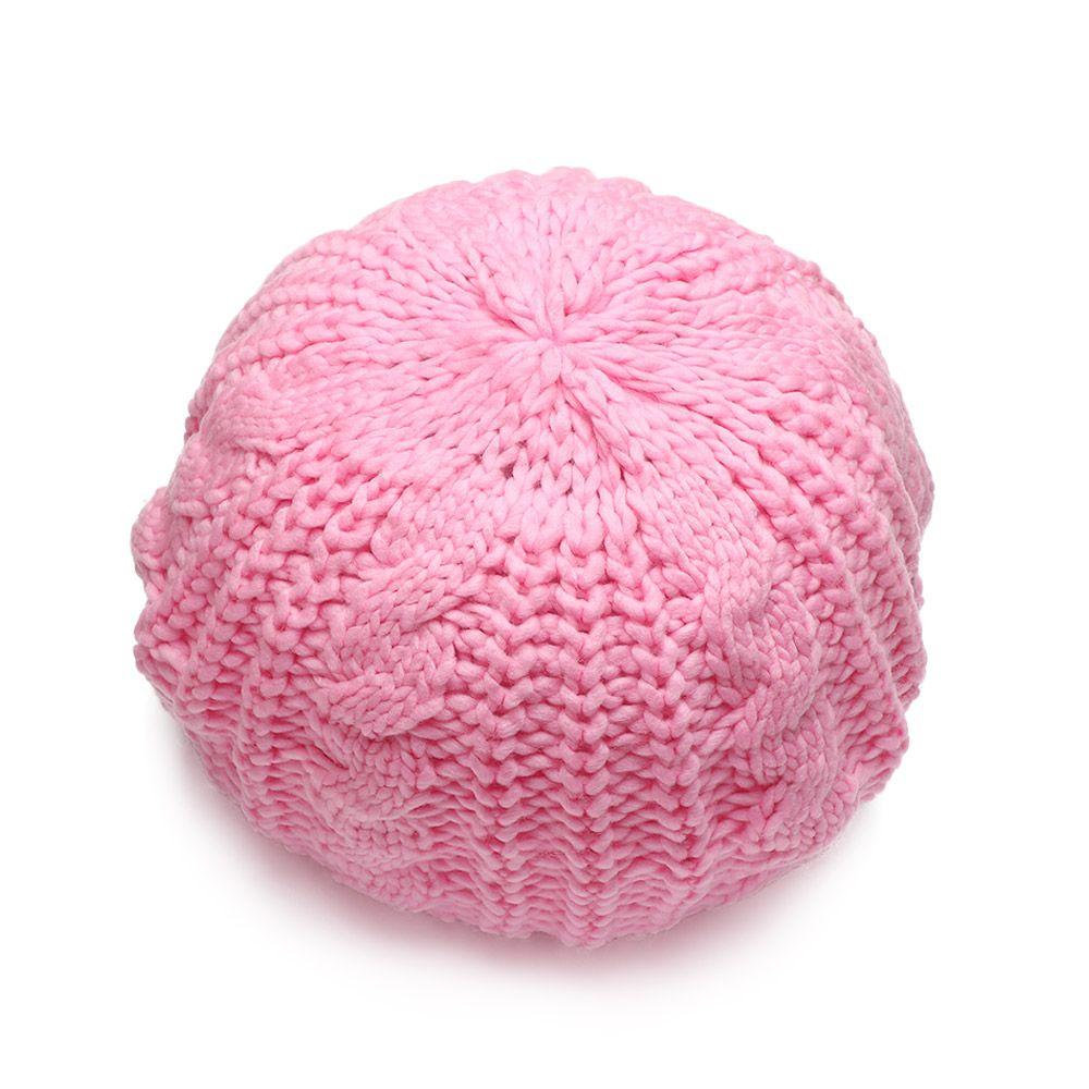 Fashion Warm Vintage Ribbed Painter Hat Beret Hat French Artist Cap Knitted Cap