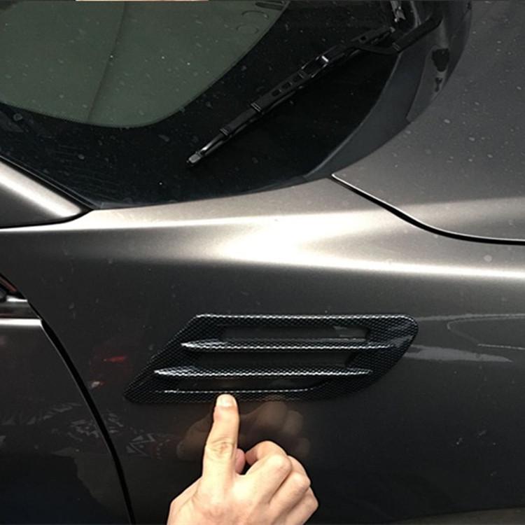 Dekorative Abdeckung für Haifischkiemen-Luftauslass aus Kohlefaser zur Auto-Modifikation