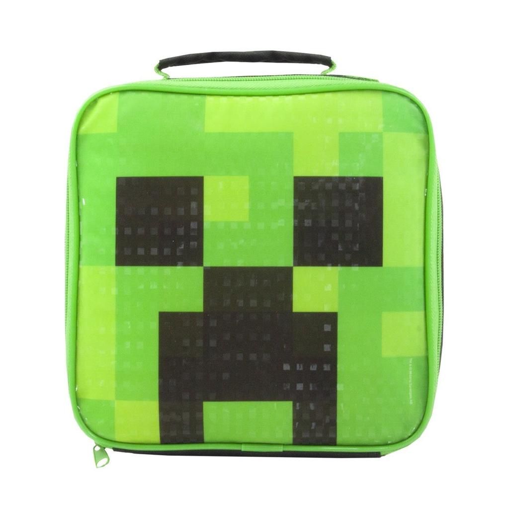 Minecraft Creeper-Lunchbeutel- und Flaschenset für Kinder/Kinder