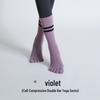 Women's Non-Slip Five-Toe Yoga Socks, Mid-Calf, Winter Fitness - New Arrival