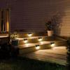 Pack de 4 appliques solaires LED SHOP-STORY Solarled blanc chaud, étanches IP65, pour jardin et terrasse
