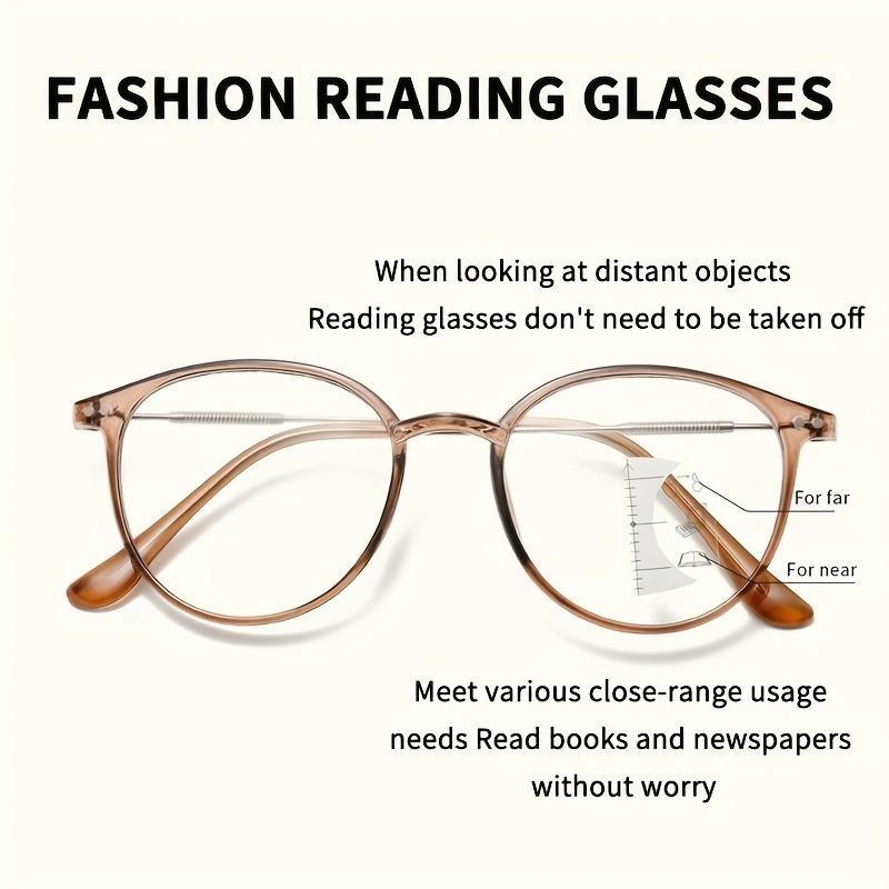 +100~+400 Reading Glasses for Women High Definition Fashionable and High-end Readers Anti-Fatigue High Definition