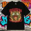 2025 Summer Burn Madafakas Funny Retro Design Cat Graphic Men Women Harajuku Short-sleeved Casual T-shirt Streetwear Y2k