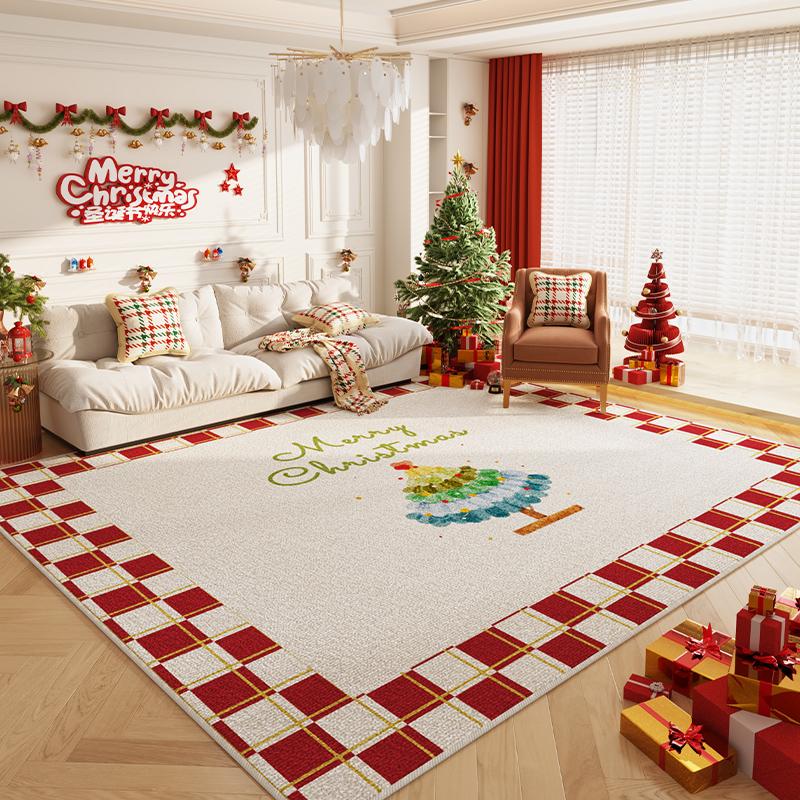 Rug Christmas Winter Seasonal Warmth Floor Mat For Living Room And Bedroom Cold Weather Home Decoration