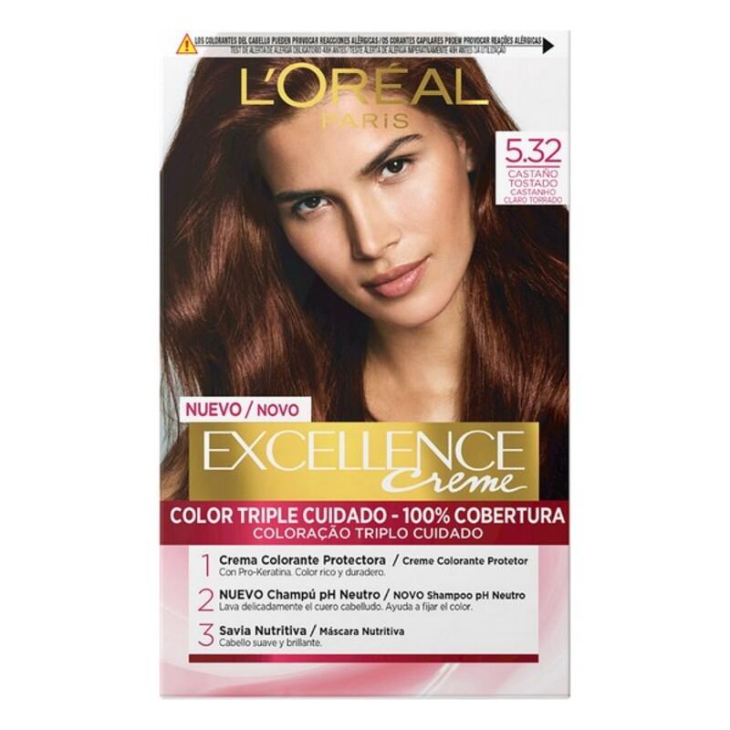 

Перманентный краситель Excellence L Oréal Paris Excellence 5.32 192 мл № 9.0-rubio muy claro